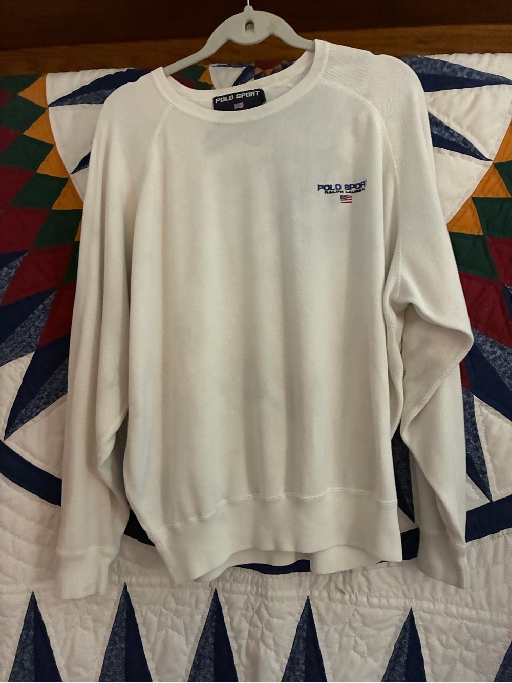 Polo Sport cream/white sweater